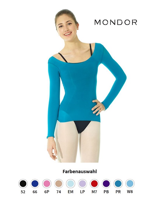 Mondor Eiskunstlauf-Longshirt Body-Pop – Modell 816