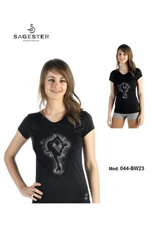 Sagester Eiskunstlauf T-Shirt – Modell 044-SW23