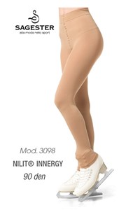 Sagester Strumpfhose ohne Fuß – Modell 3098 Nilit® Innergy