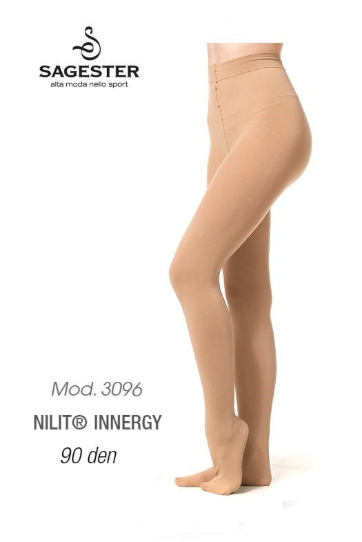 Sagester Strumpfhose mit Fuß – Modell 3096 Nilit® Innergy