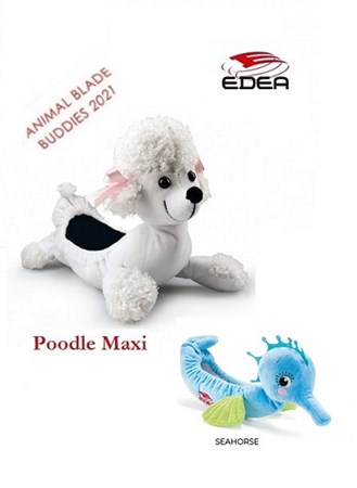 EDEA Kufen-/ Stoffschoner Maxi Poodle oder Seahorse