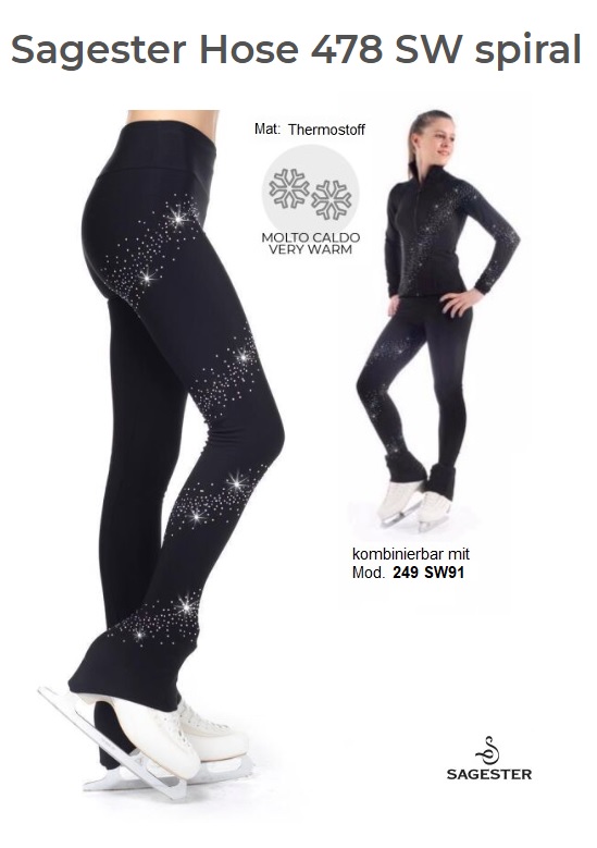 Sagester Eiskunstlaufhose – Modell 478/SW