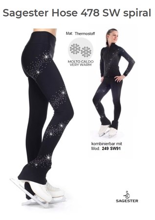Sagester Eiskunstlaufhose – Modell 478/SW